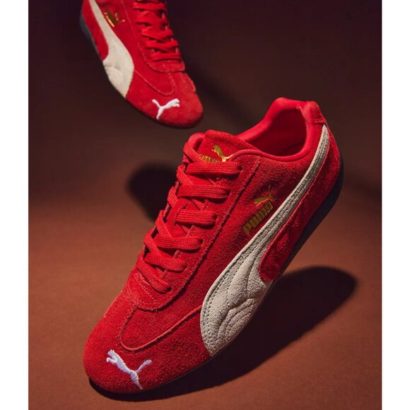 Puma Women's Speedcat OG Sneaker Color: For All Time Red-Puma White - Picture 1 of 6